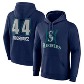 Julio Rodríguez Seattle Mariners Name & Number Fastball Pullover Hoodie - Navy