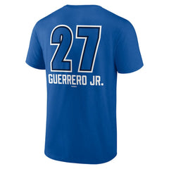 Vladimir Guerrero Jr. Toronto Blue Jays Name & Number Fastball T-Shirt - Royal