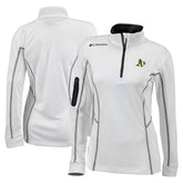 Athletics Women's Omni-Wick Shotgun Quarter-Zip Pullover Top - White | Columbia