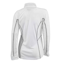 Texas Rangers Women's Omni-Wick Shotgun Quarter-Zip Pullover Top - White | Columbia