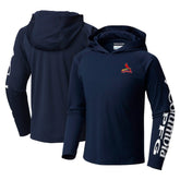 St. Louis Cardinals Youth Terminal Tackle Long Sleeve Hoodie T-Shirt - Navy | Columbia