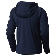Atlanta Braves Youth Terminal Tackle Long Sleeve Hoodie T-Shirt - Navy | Columbia