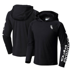 Chicago White Sox Youth Terminal Tackle Long Sleeve Hoodie T-Shirt - Black | Columbia