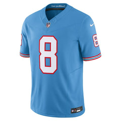 Will Levis Tennessee Titans Alternate Oilers Throwback Vapor F.U.S.E. Limited Jersey - Light Blue | Nike outlet