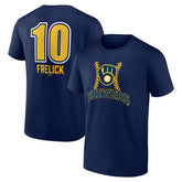 Sal Frelick Milwaukee Brewers Name & Number Fastball T-Shirt - Navy