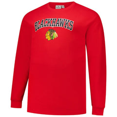 Connor Bedard Chicago Blackhawks Profile Big & Tall Name & Number Thermal Pullover Sweatshirt Red