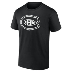 Montreal Canadiens Personalized Name & Number Monochrome T-Shirt Black