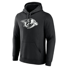 Nashville Predators Personalized Name & Number Monochrome Pullover Hoodie Black