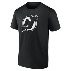 New Jersey Devils Personalized Name & Number Monochrome T-Shirt Black