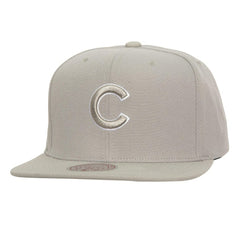 Chicago Cubs Snapback Hat - Gray | Mitchell & Ness
