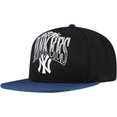New York Yankees Rise Up Snapback Hat - Black | Mitchell & Ness