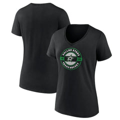 Dallas Stars Women's Native V-Neck T-Shirt Black