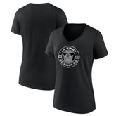 Los Angeles Kings Women's Native V-Neck T-Shirt Black