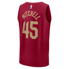 Donovan Mitchell Cleveland Cavaliers Youth Fast Break Replica Player Jersey sale - Icon Editi- Wine | Fanatics discount