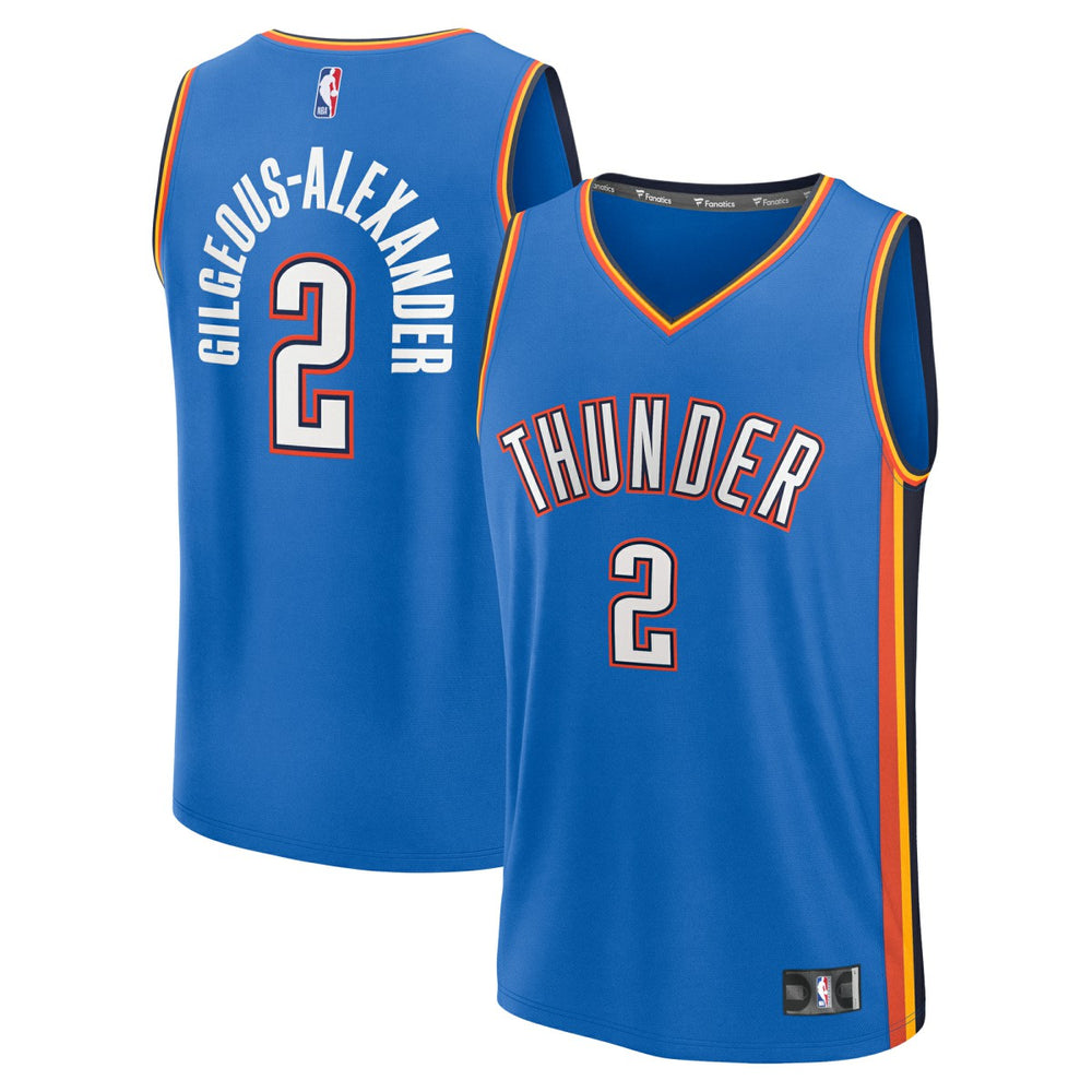 Shai Gilgeous-Alexander Oklahoma City Thunder Youth Fast Break Replica Player Jersey - Icon Edition - Blue | Fanatics cheap