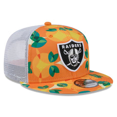 Las Vegas Raiders New Era Citrus 9FIFTY Trucker Snapback Hat - Orange online