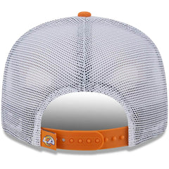 Los Angeles Rams New Era Citrus 9FIFTY Trucker Snapback Hat - Orange on sale