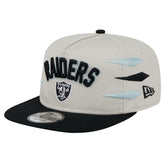 Las Vegas Raiders New Era Athletic Golfer Snapback Hat - Stone/Black for sale