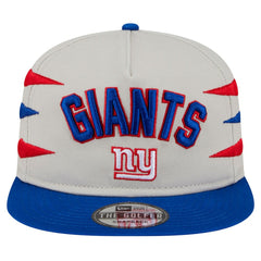 New York Giants New Era Athletic Golfer Snapback Hat - Stone/Royal for sale