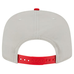 San Francisco 49ers New Era Athletic Golfer Snapback Hat - Stone/Scarlet for sale