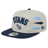 Tennessee Titans New Era Athletic Golfer Snapback Hat - Stone/Navy online