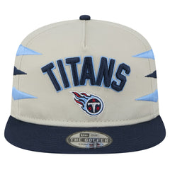 Tennessee Titans New Era Athletic Golfer Snapback Hat - Stone/Navy online