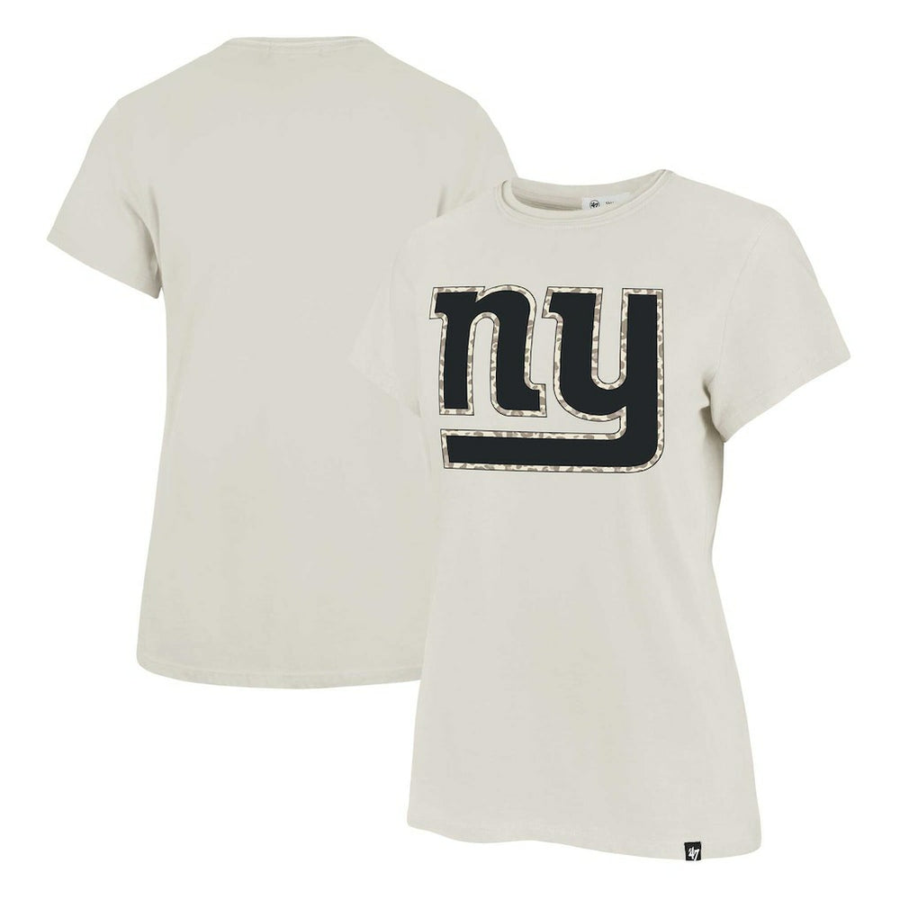 New York Giants '47 Women's Panthera Frankie T-Shirt - Cream on sale