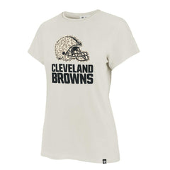 Cleveland Browns '47 Women's Panthera Frankie T-Shirt - Cream sale