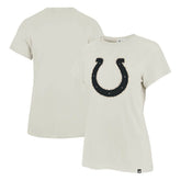 Indianapolis Colts '47 Women's Panthera Frankie T-Shirt - Cream for sale