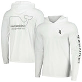 Chicago White Sox Vineyard Vines Long Sleeve Hoodie T-Shirt - White
