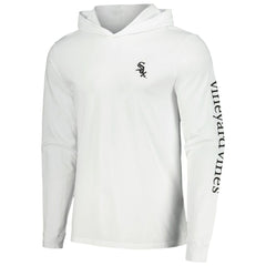 Chicago White Sox Vineyard Vines Long Sleeve Hoodie T-Shirt - White