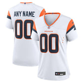 Denver Broncos Women's Mile High Collection Custom Game Jersey - White | Nike cheap