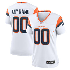 Denver Broncos Women's Mile High Collection Custom Game Jersey - White | Nike cheap