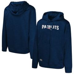 New England Patriots Streak Fleece Pullover Hoodie - Navy on sale