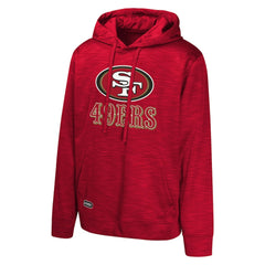 San Francisco 49ers Streak Fleece Pullover Hoodie - Scarlet cheap