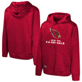 Arizona Cardinals Streak Fleece Pullover Hoodie - Cardinal on sale