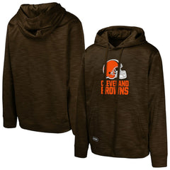 Cleveland Browns Streak Fleece Pullover Hoodie - Brown outlet