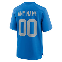 Detroit Lions Alternate Custom Game Jersey - Blue | Nike outlet