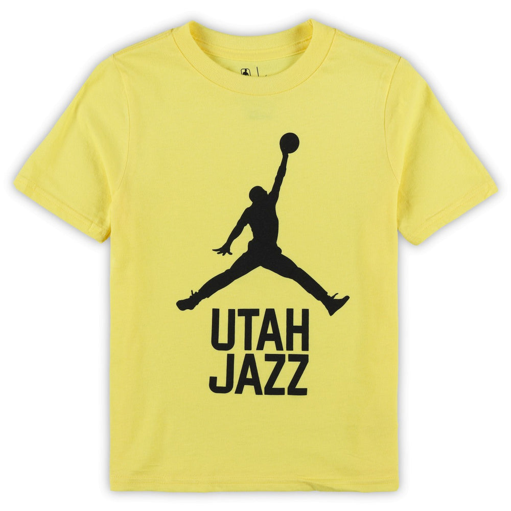 Utah Jazz Jordan Brand Preschool Essential Jumpman T-Shirt - Gold on sale