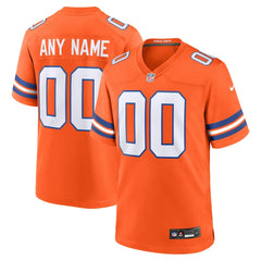 Denver Broncos Mile High Collection 1977 Throwback Custom Game Jersey - Orange | Nike cheap