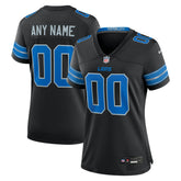 Detroit Lions Women's Alternate Custom Game Jersey - Black | Nike outlet