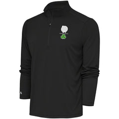 Boston Celtics Antigua Shamrock Tribute Quarter-Zip Pullover Top - Charcoal discount
