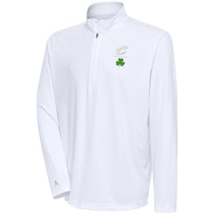 Cleveland Cavaliers Antigua Shamrock Tribute Quarter-Zip Pullover Top sale - White sale