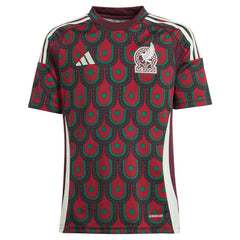 Mexico National Team Youth 2024 Home Replica Jersey - Burgundy | Adidas cheap