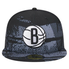 Brooklyn Nets Tip-Off 59FIFTY Fitted Hat - Black | New Era discount