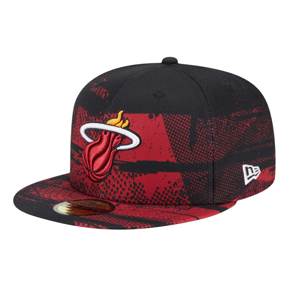 Miami Heat Tip-Off 59FIFTY Fitted Hat - Black | New Era discount