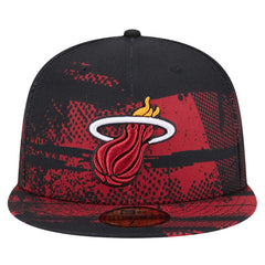 Miami Heat Tip-Off 59FIFTY Fitted Hat - Black | New Era discount