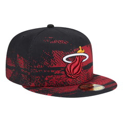 Miami Heat Tip-Off 59FIFTY Fitted Hat - Black | New Era discount