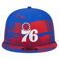 Philadelphia 76ers Tip-Off 9FIFTY Snapback Hat - Royal | New Era on sale