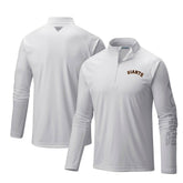 San Francisco Giants Terminal Tackle Omni-Shade Raglan Quarter-Zip Pullover Top - White | Columbia